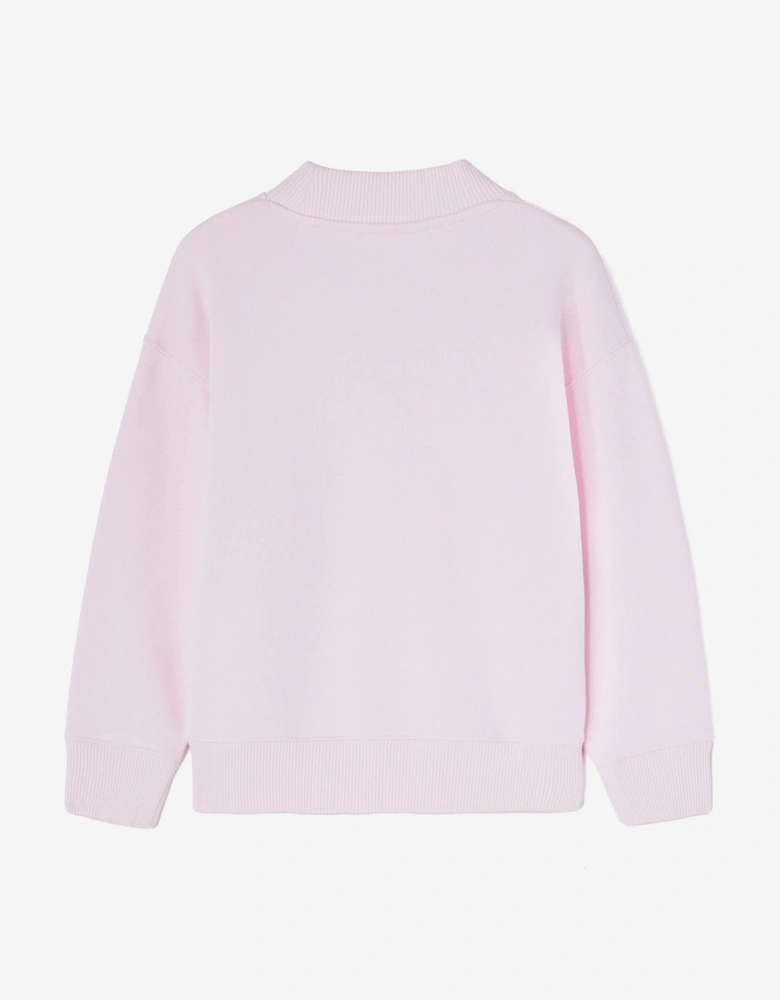 Girls Seasonal Logo Sweatshirt in Pink