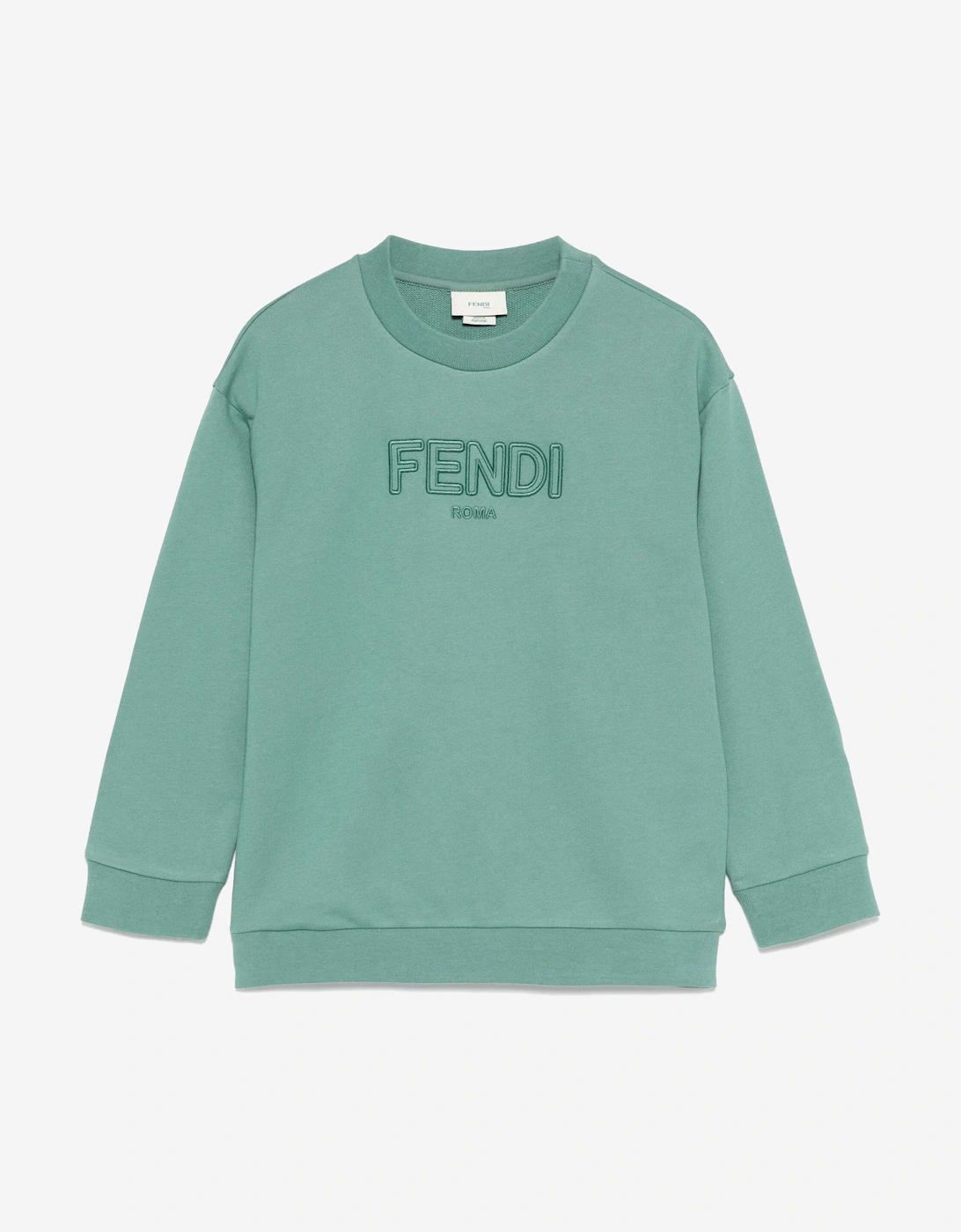 Kids Logo Sweatshirt in Green, 5 of 4