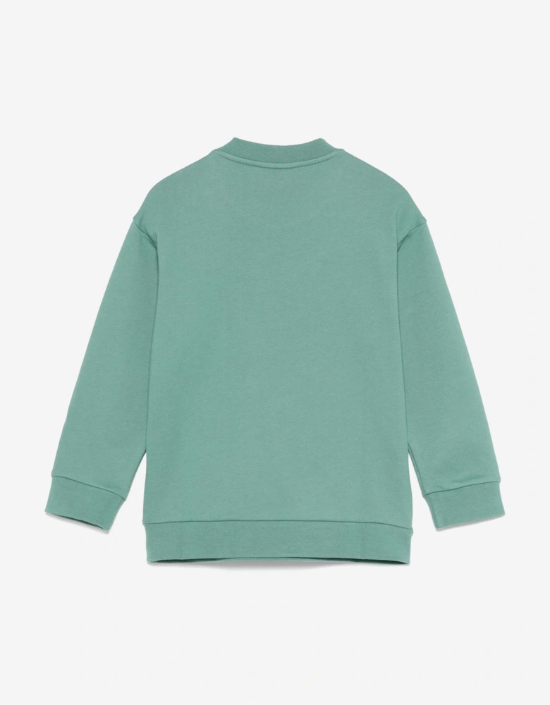 Kids Logo Sweatshirt in Green