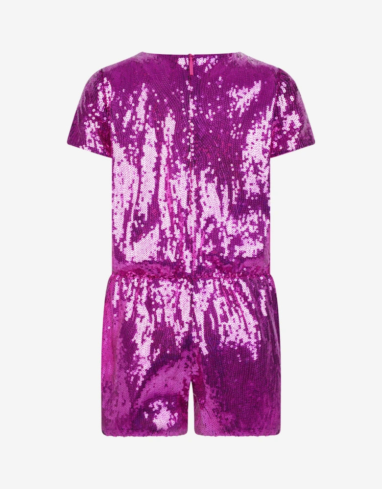 Girls Sequin Playsuit