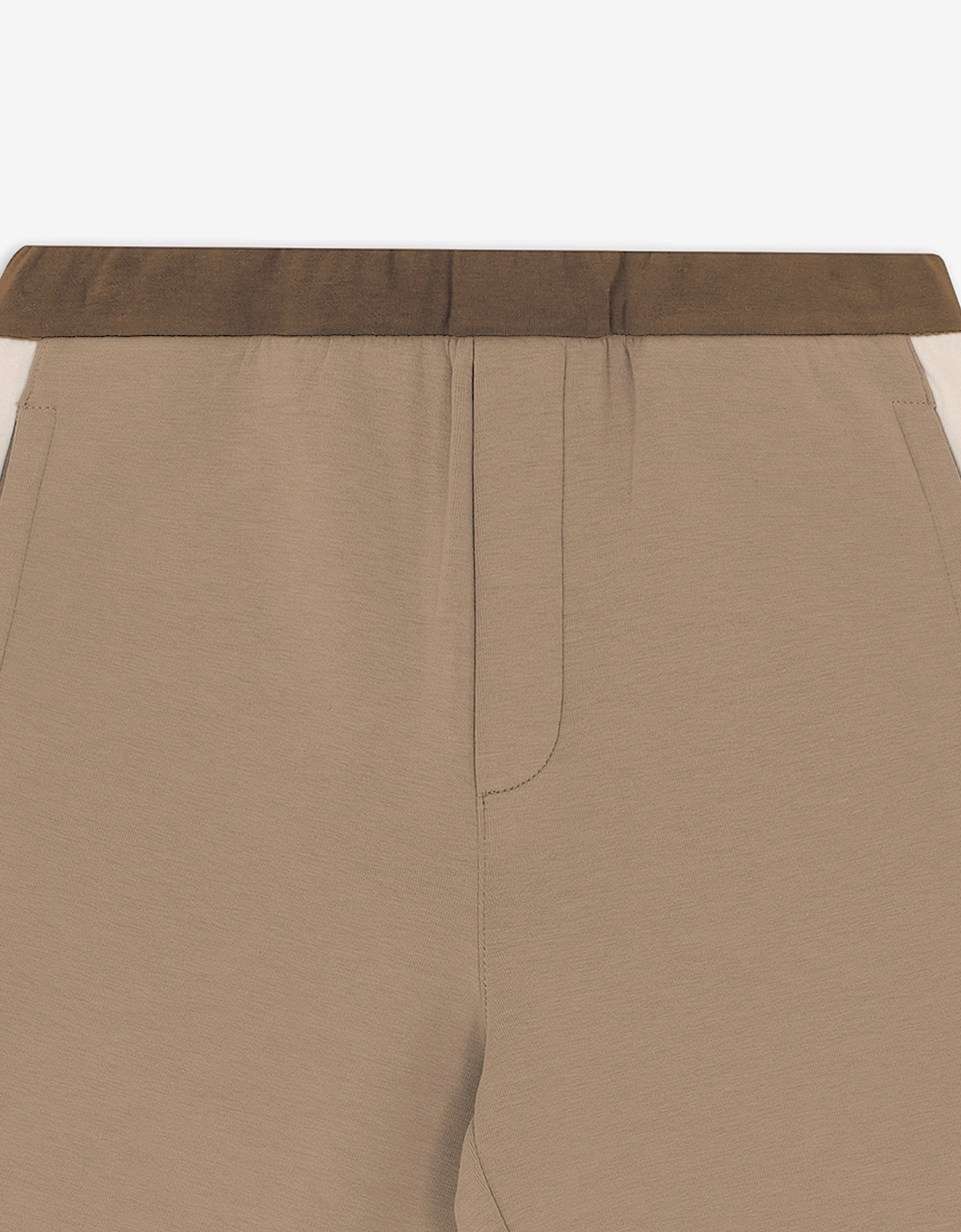 Boys Colourblock Shorts in Brown