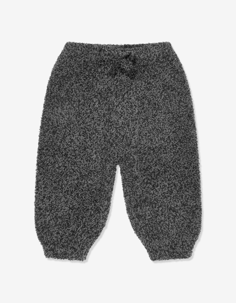 7AM Enfant Baby Fuzzy Boxy Lounge Pants in Black