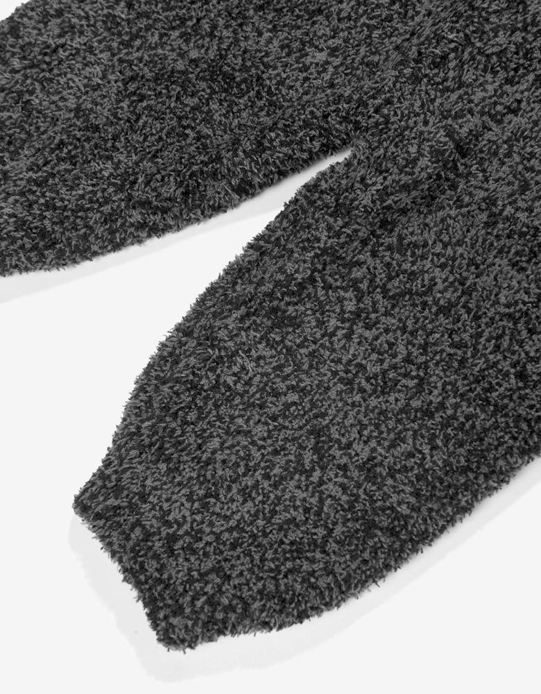 7AM Enfant Baby Fuzzy Boxy Lounge Pants in Black