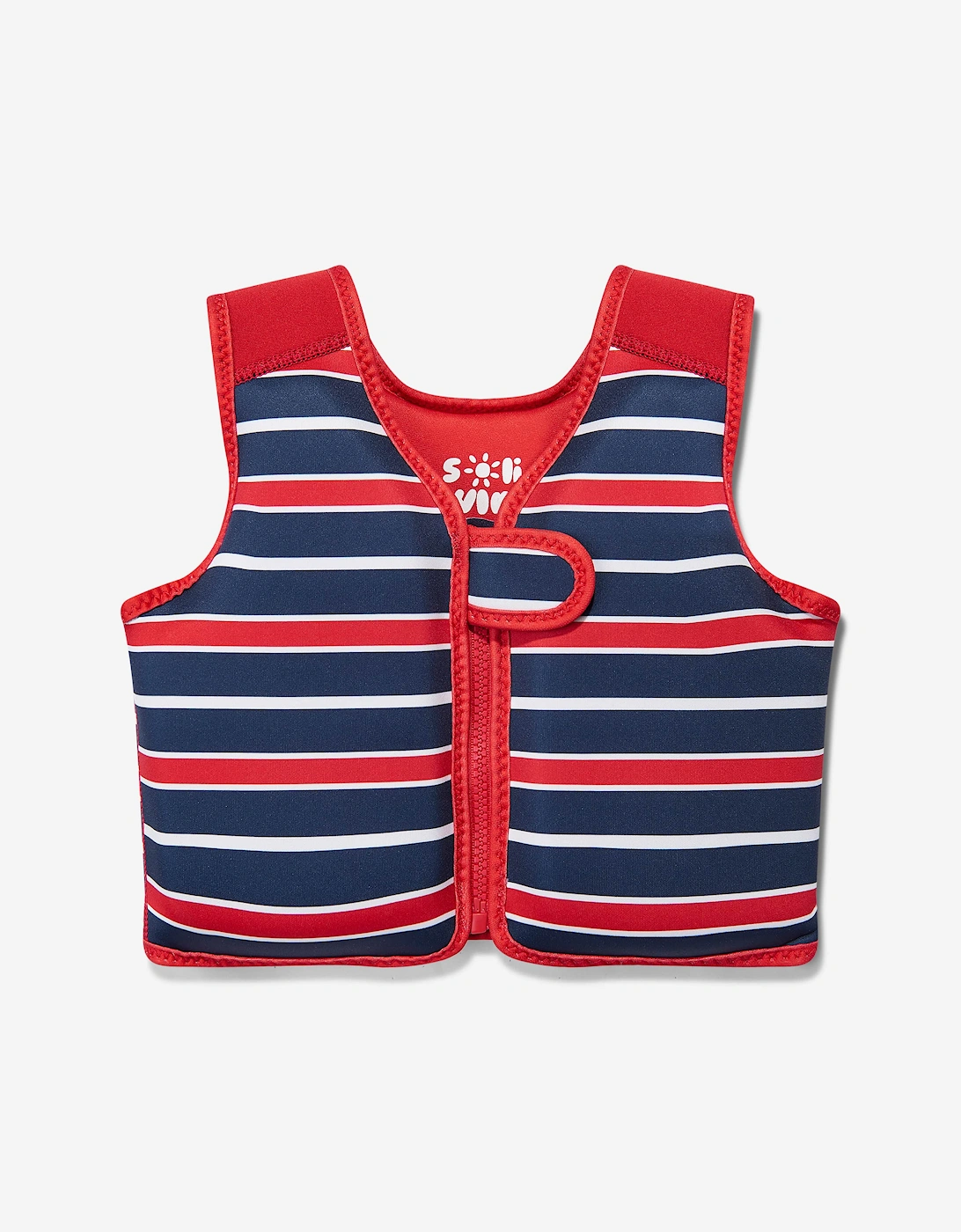 Boys Striped Float Jacket in Red (UPF50+), 5 of 4