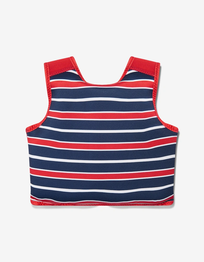 Boys Striped Float Jacket in Red (UPF50+)