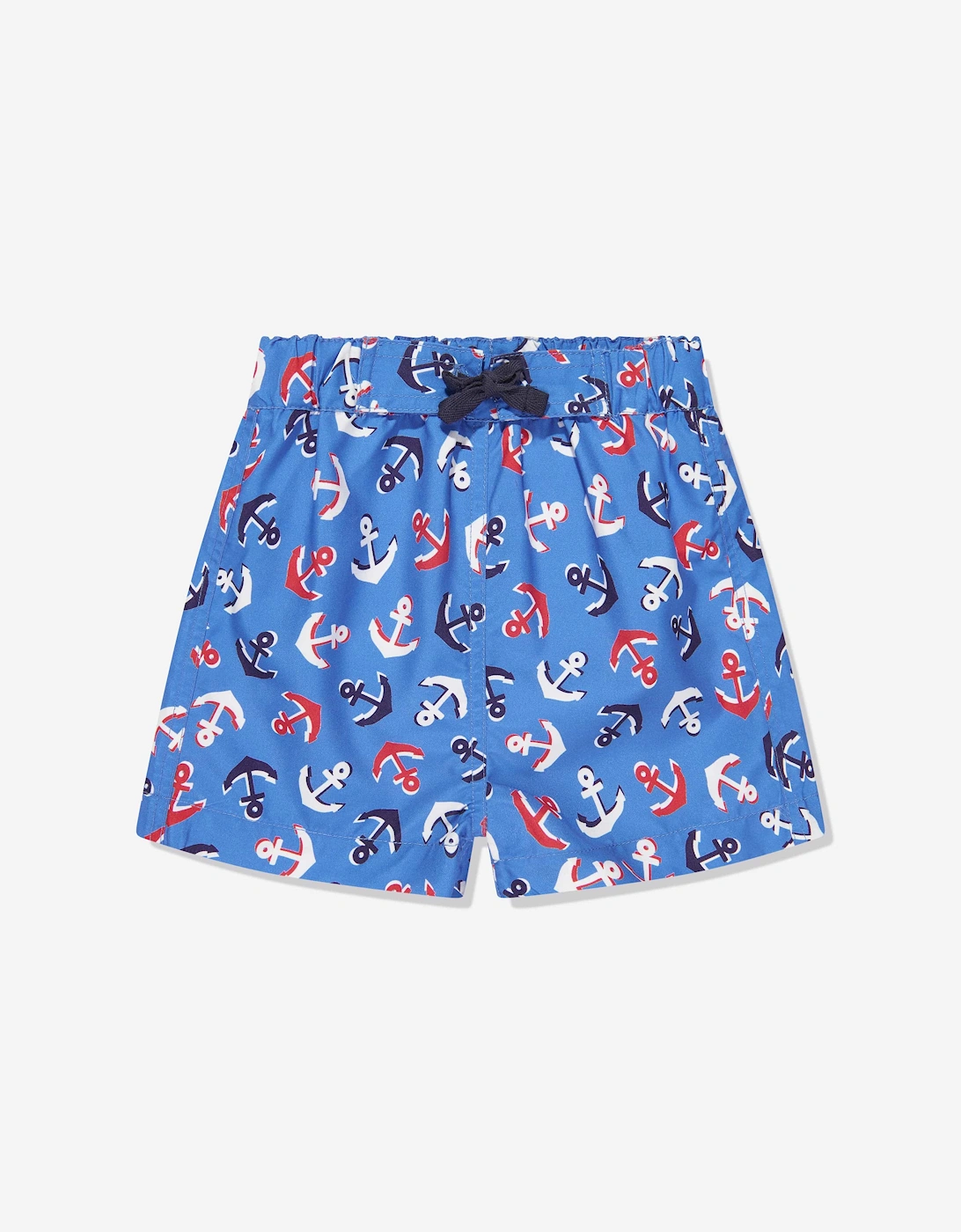 Baby Boys Anchor Swim Shorts in Blue, 5 of 4