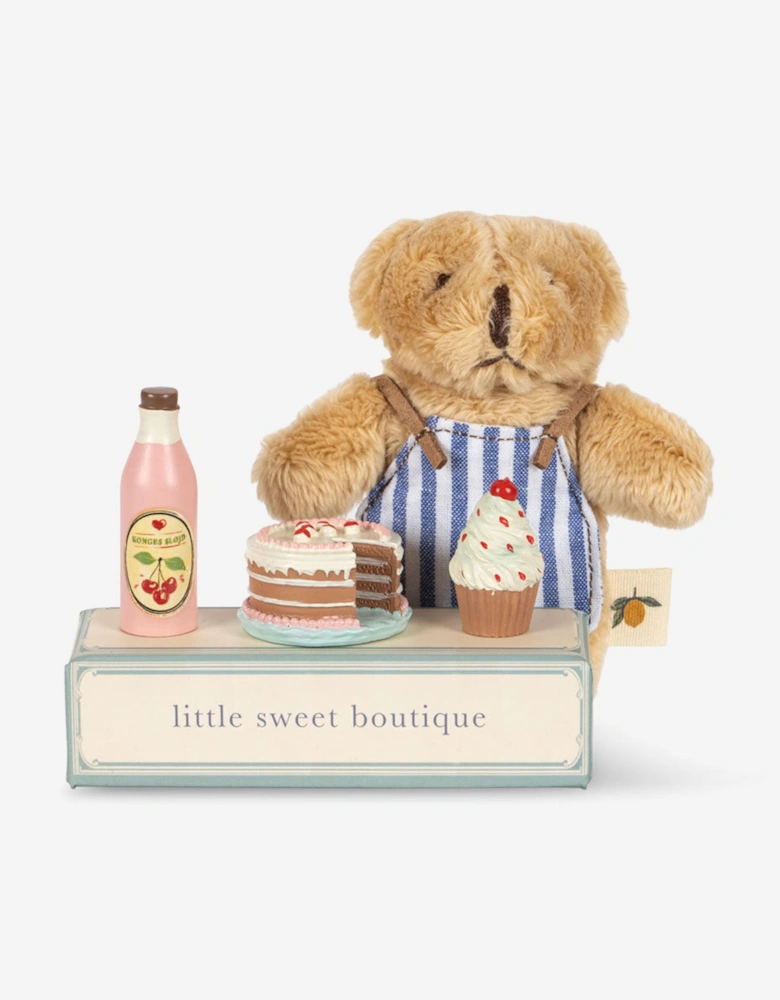 My Sweet Boutique With Teddy in Blue (13cm)