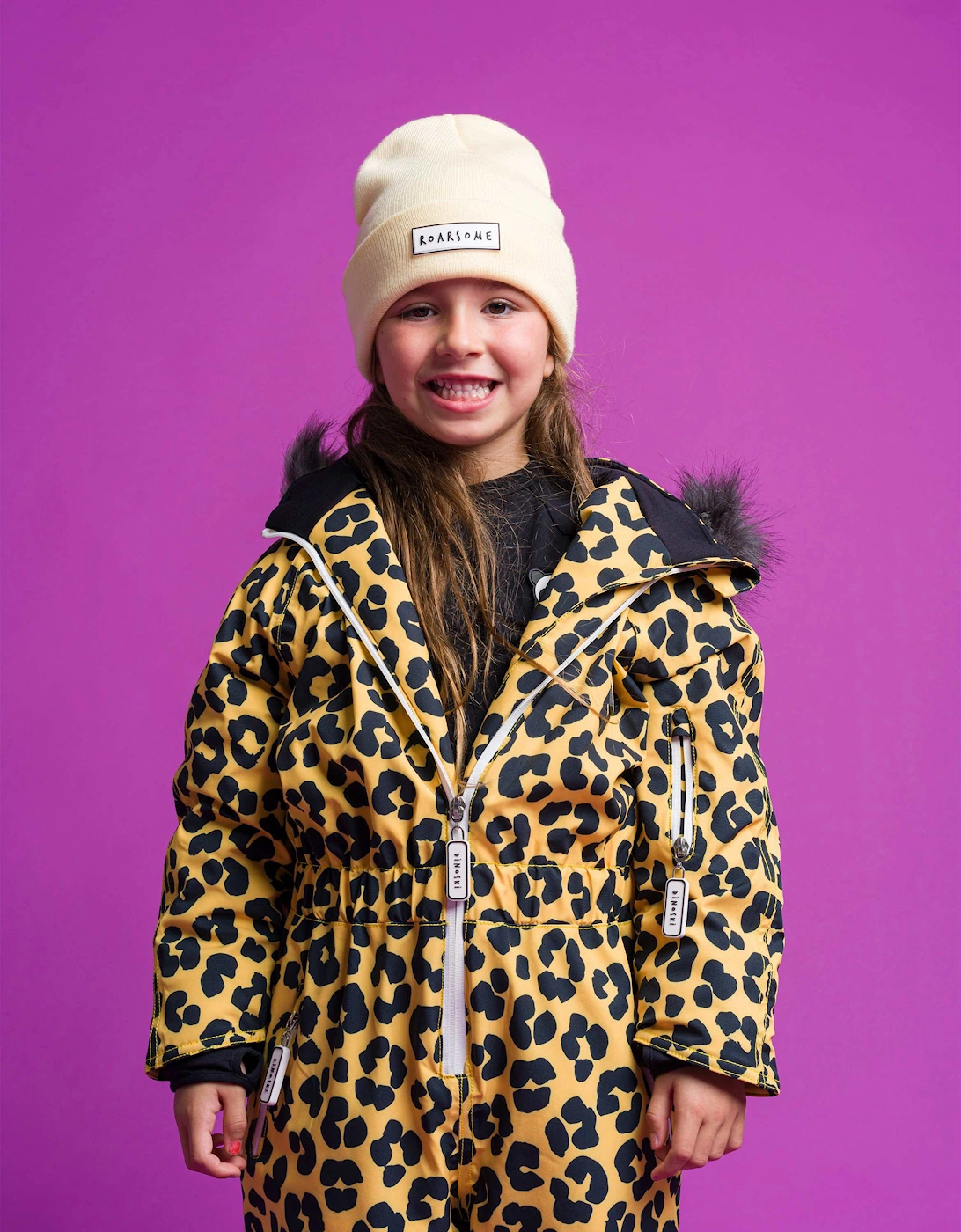 Kids Beanie Hat in Yellow