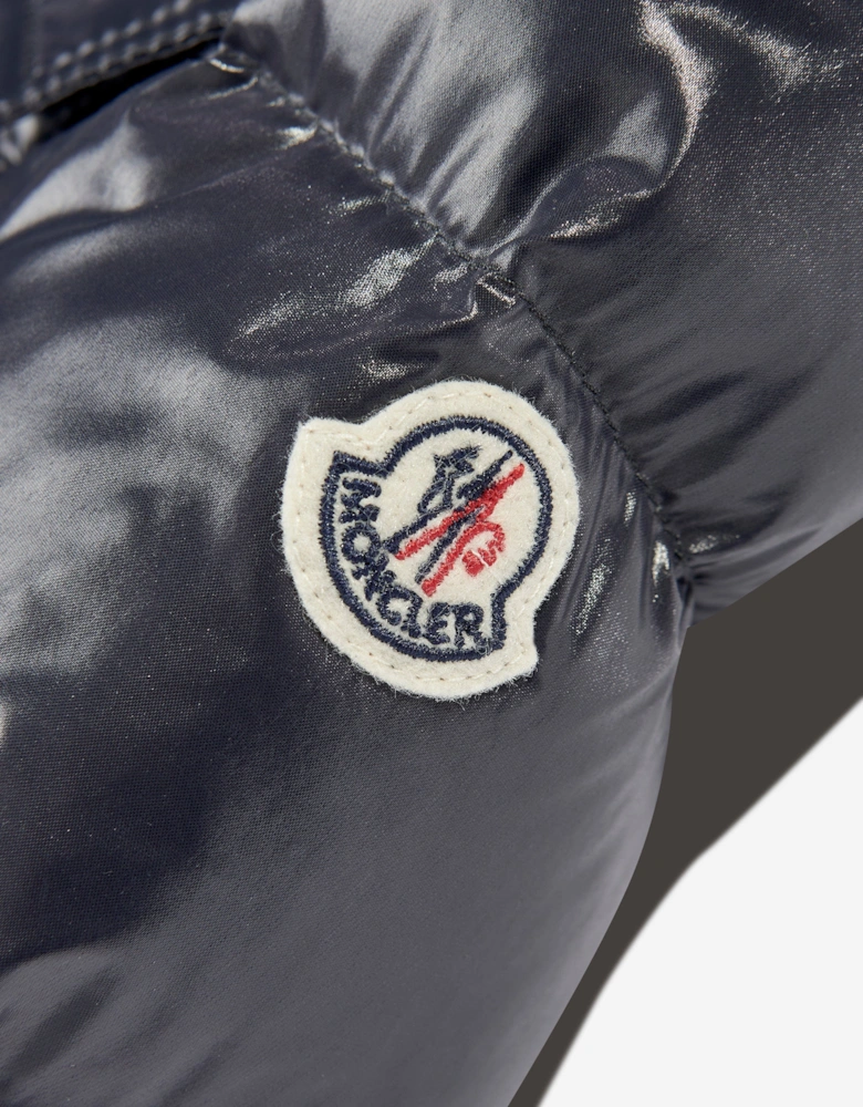 Enfant Girls Down Padded Dacca Long Parka in Navy