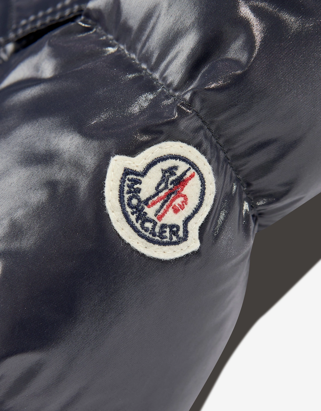 Enfant Girls Down Padded Dacca Long Parka in Navy