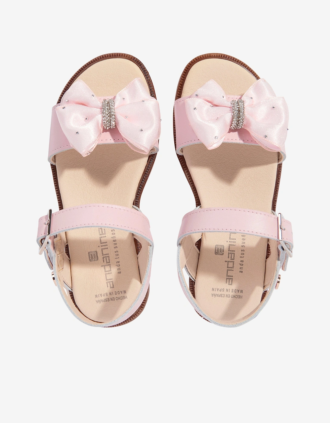 Girls Bow Sandals in Pink