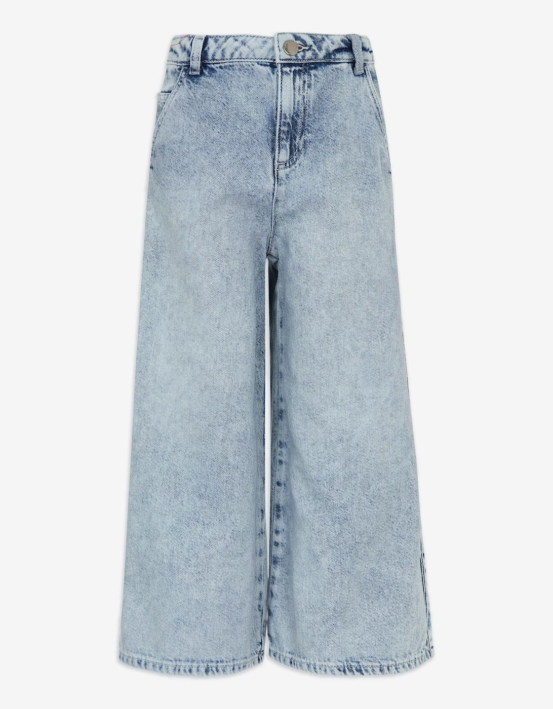 Girls Wide Leg Jeans in Blue, 5 of 4