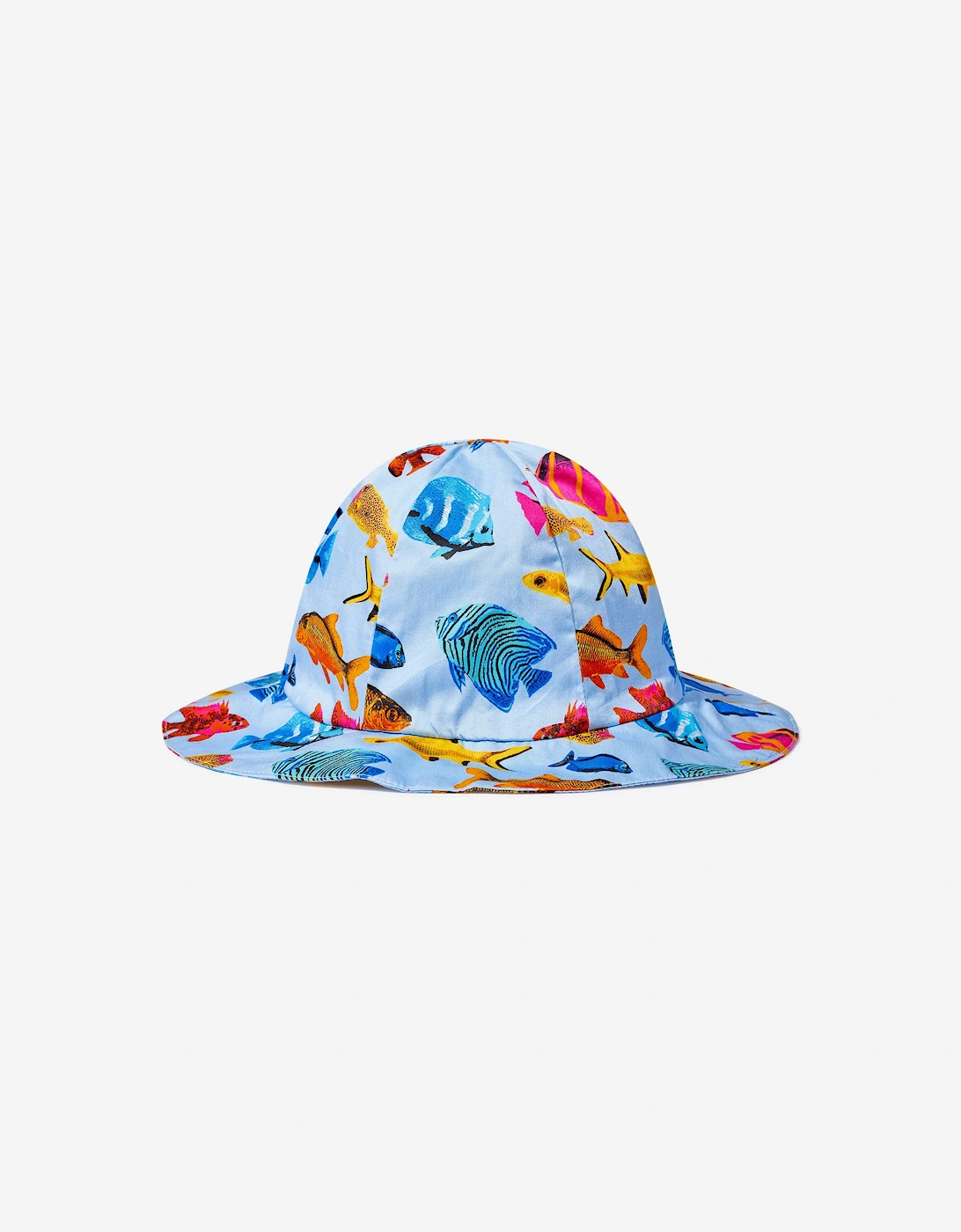 Baby Girls Tropical Fish Sun Hat in Multicolour, 5 of 4