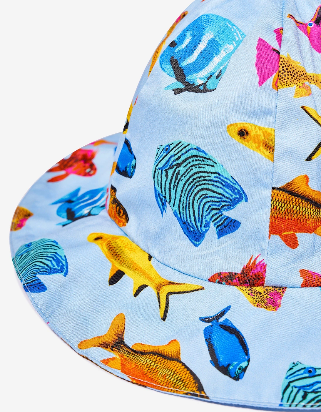 Baby Girls Tropical Fish Sun Hat in Multicolour
