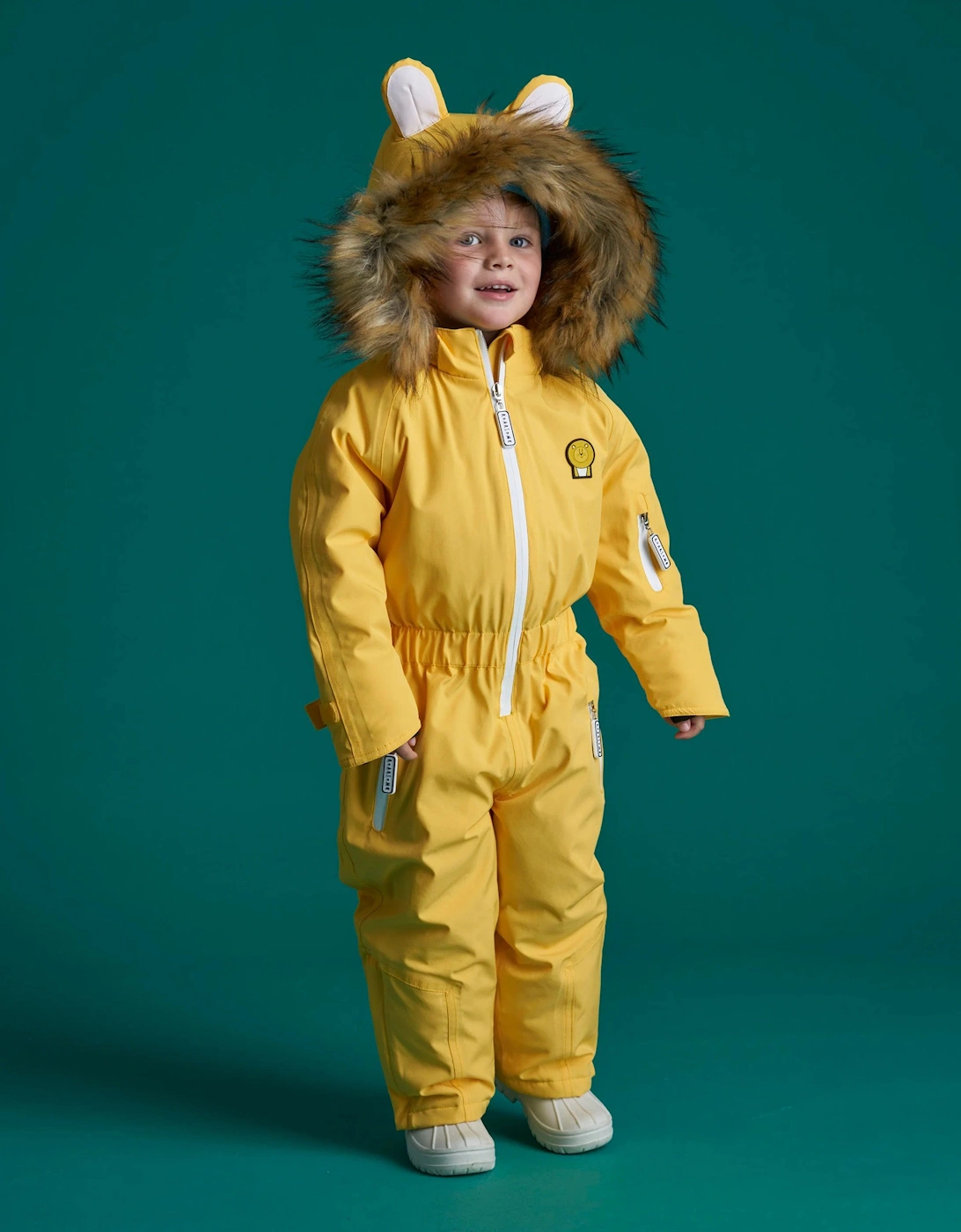Kids Cub The Lion Snowsuit in Yellow, 5 of 4
