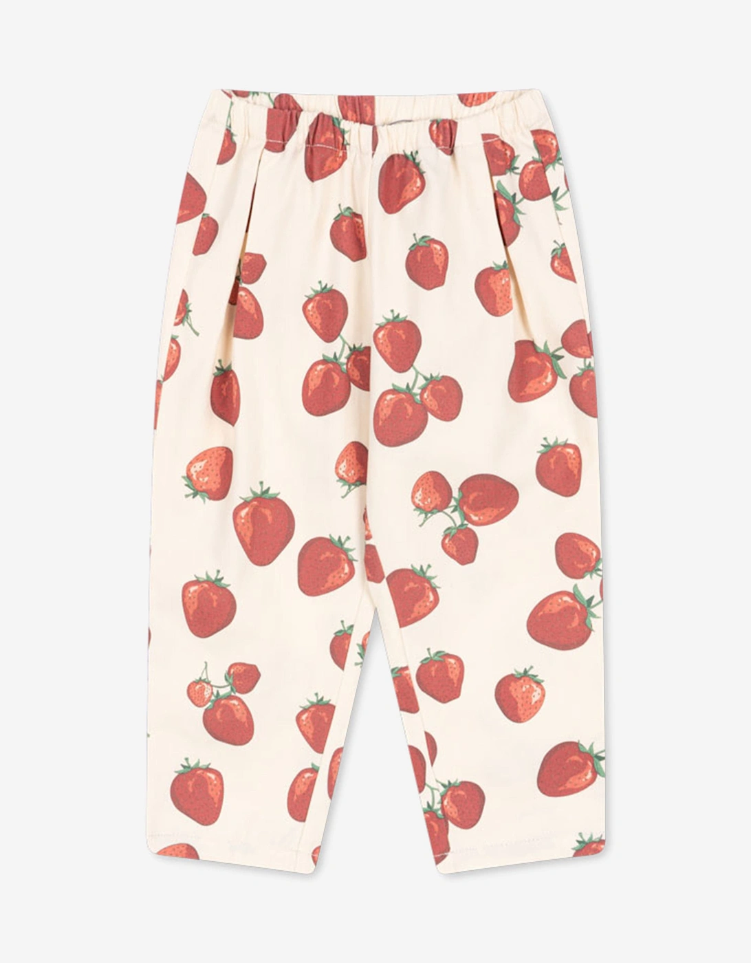Girls Strawberry Fen Pants in Ivory, 4 of 3