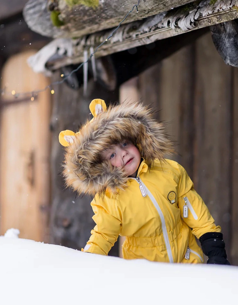 Kids Cub The Lion Snowsuit in Yellow