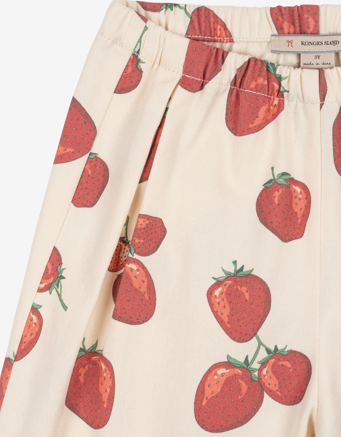 Girls Strawberry Fen Pants in Ivory