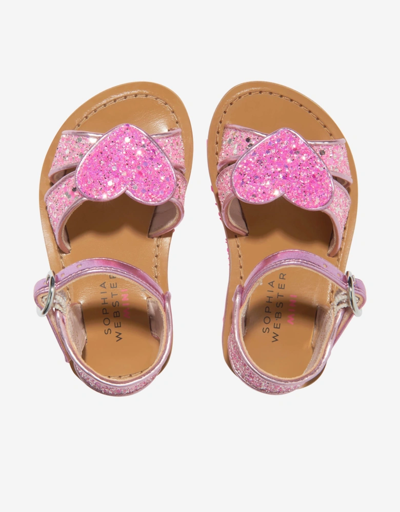 Girls Amora Sandals in Pink