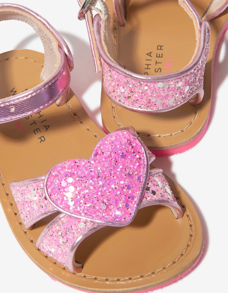 Girls Amora Sandals in Pink