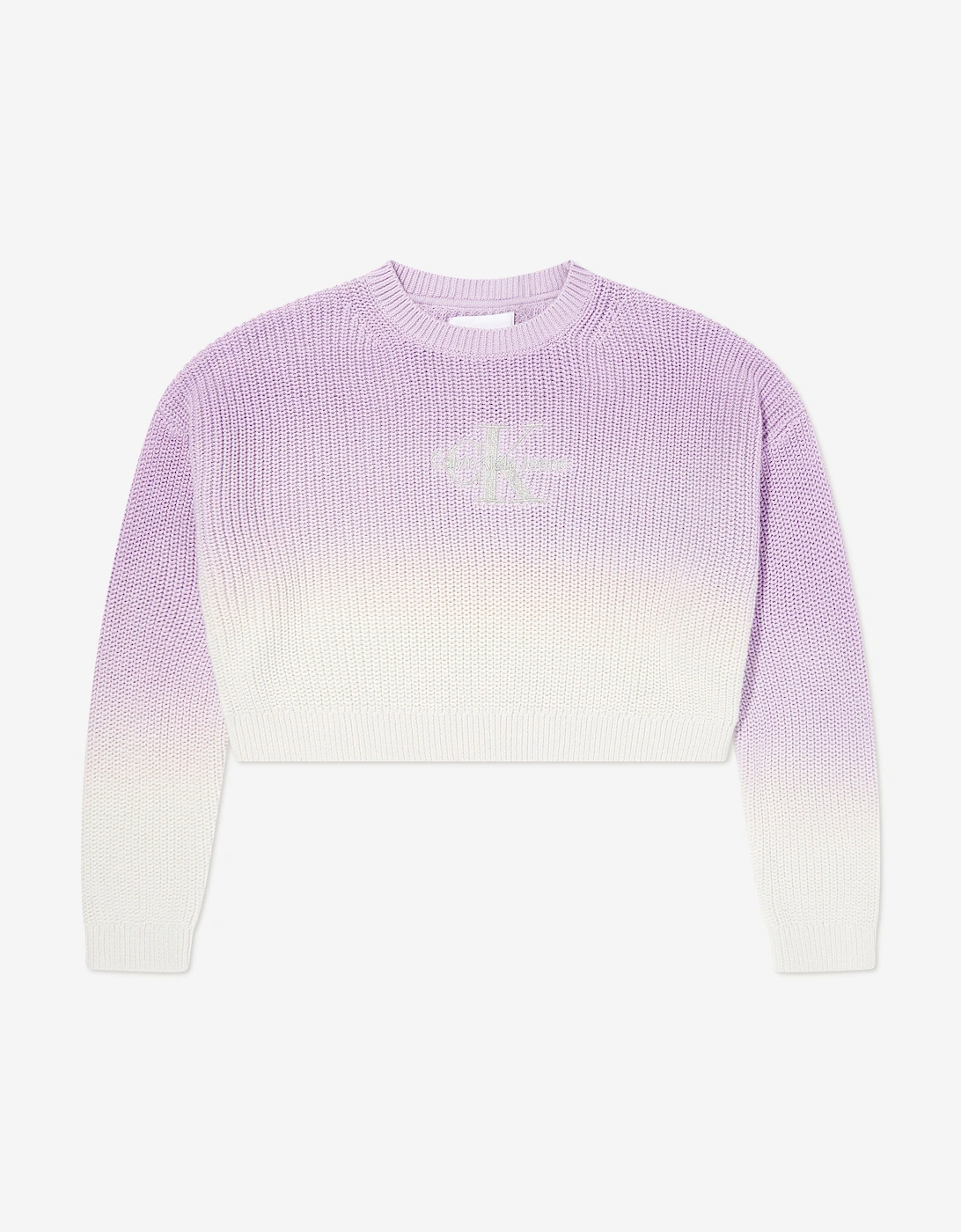 Girls Monogram Gradient Jumper in Purple, 5 of 4
