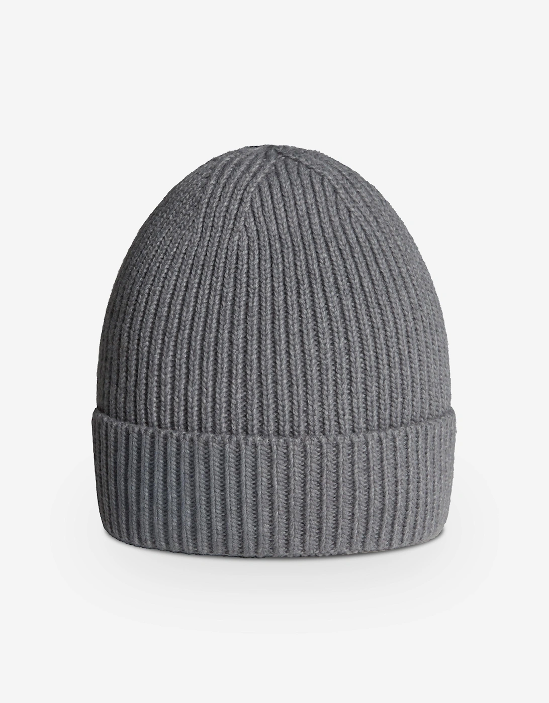 Kids Logo Box Cuffed Beanie in Grey