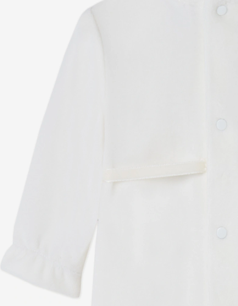 Baby Cotton Babygrow in Ivory