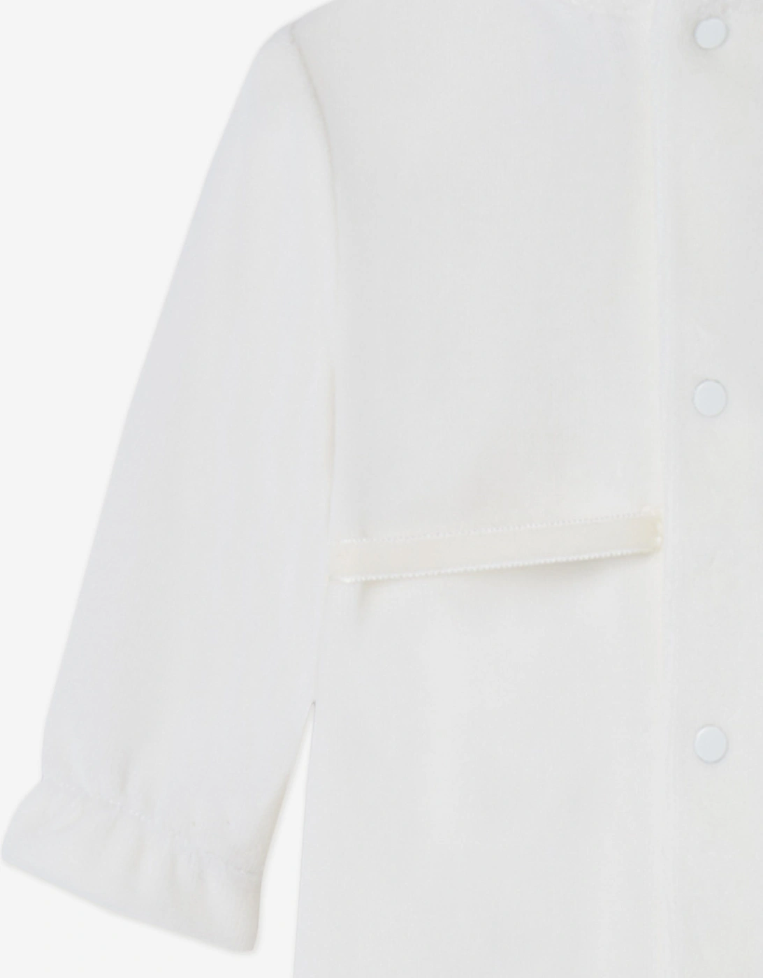 Baby Cotton Babygrow in Ivory