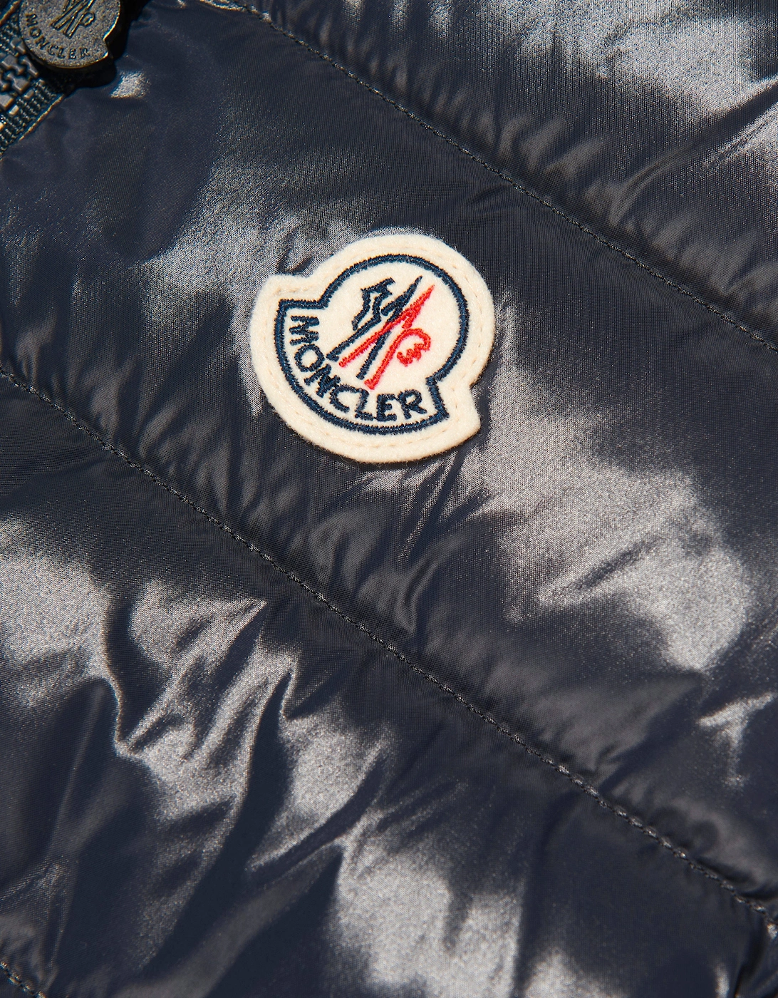 Enfant Girls Down Padded Ghany Gilet in Navy