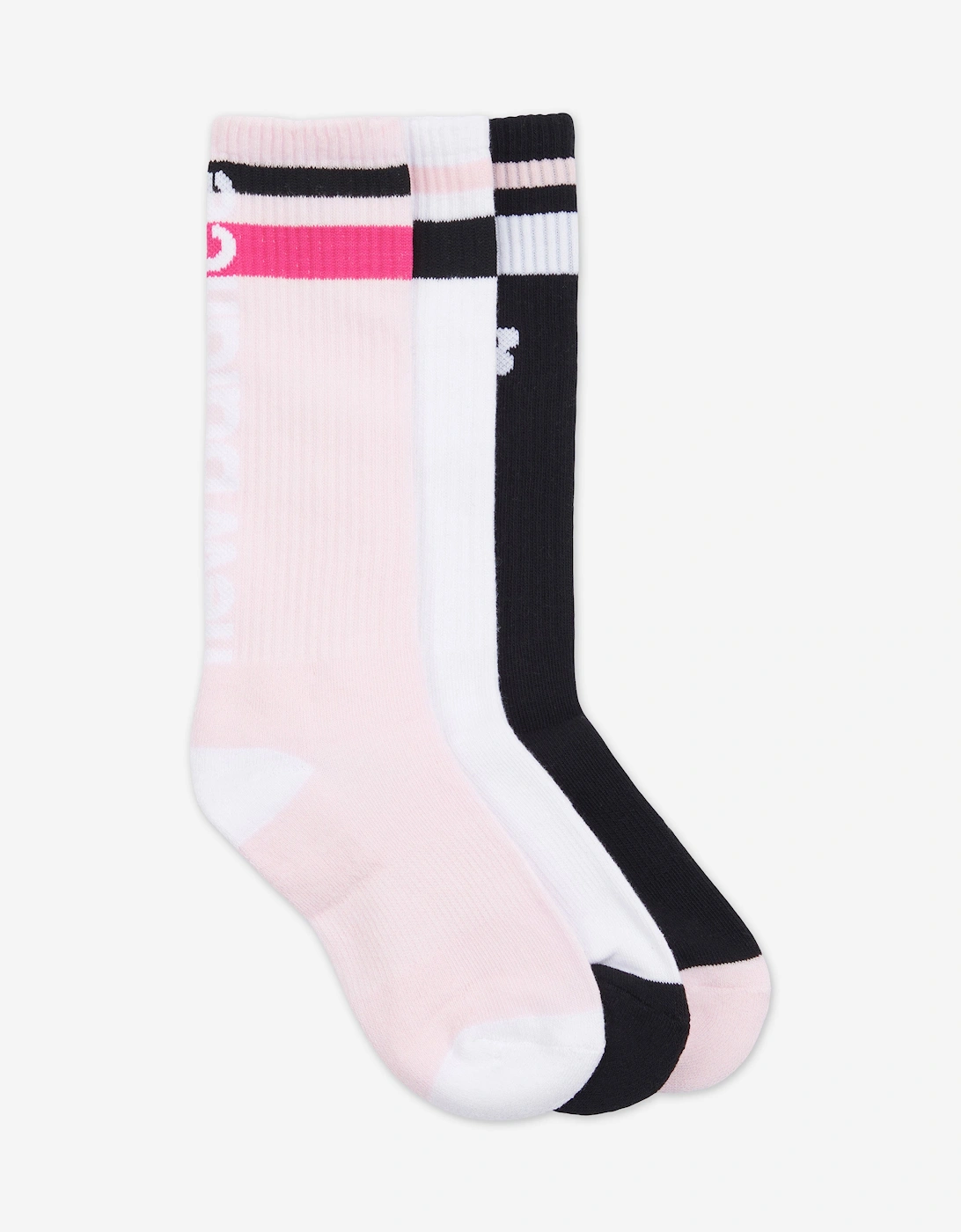 Boys 3 Pack Basketball Socks Set in Multicolour, 4 of 3