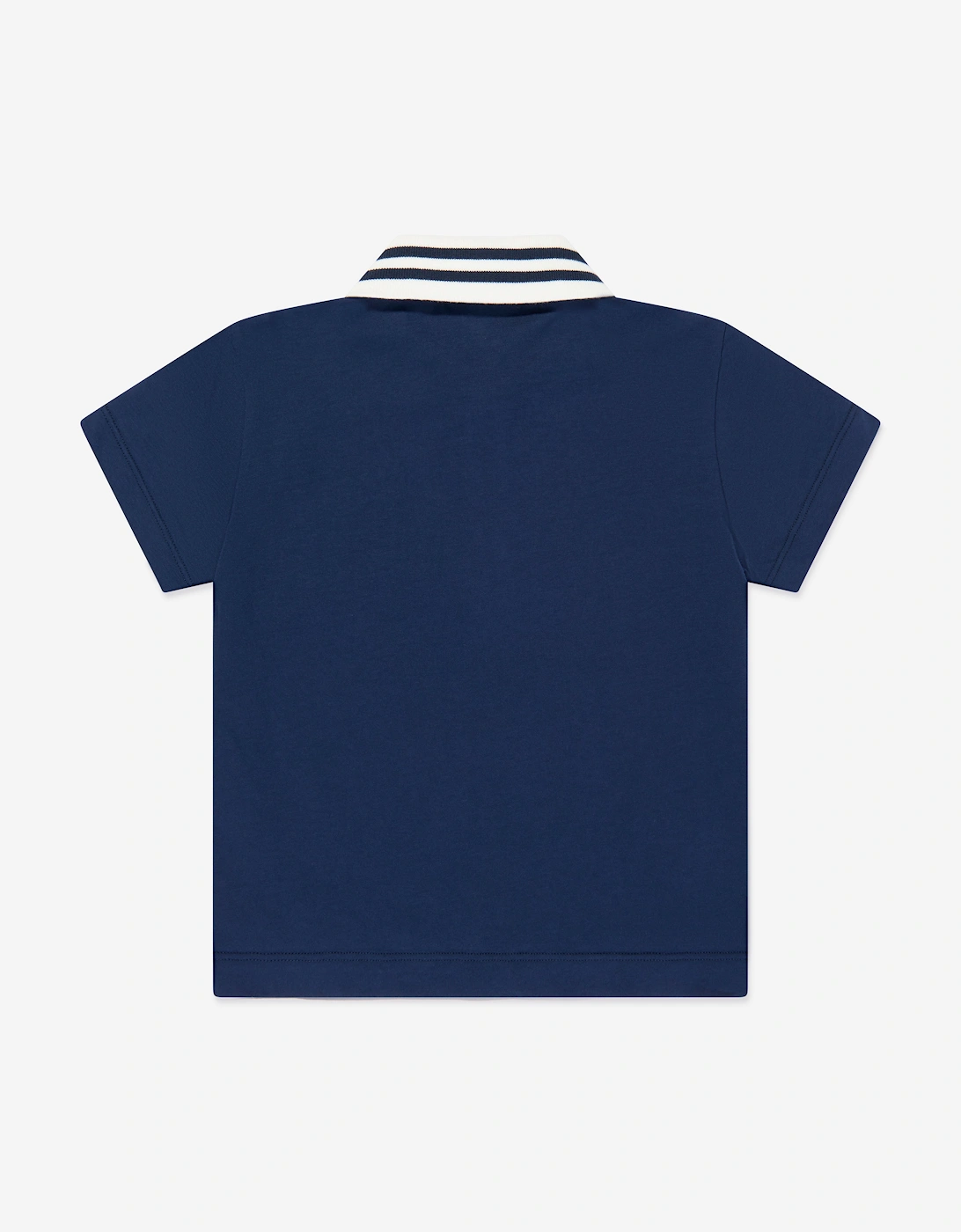 Boys Jersey Polo Shirt in Navy