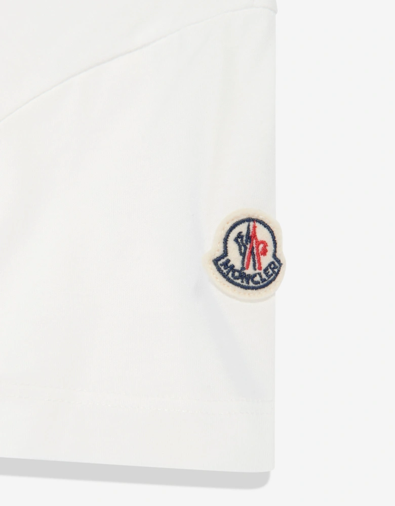 Enfant Boys Palm Tree Logo T-Shirt in White