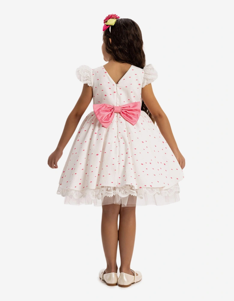 Girls Dress with Headband in Pink