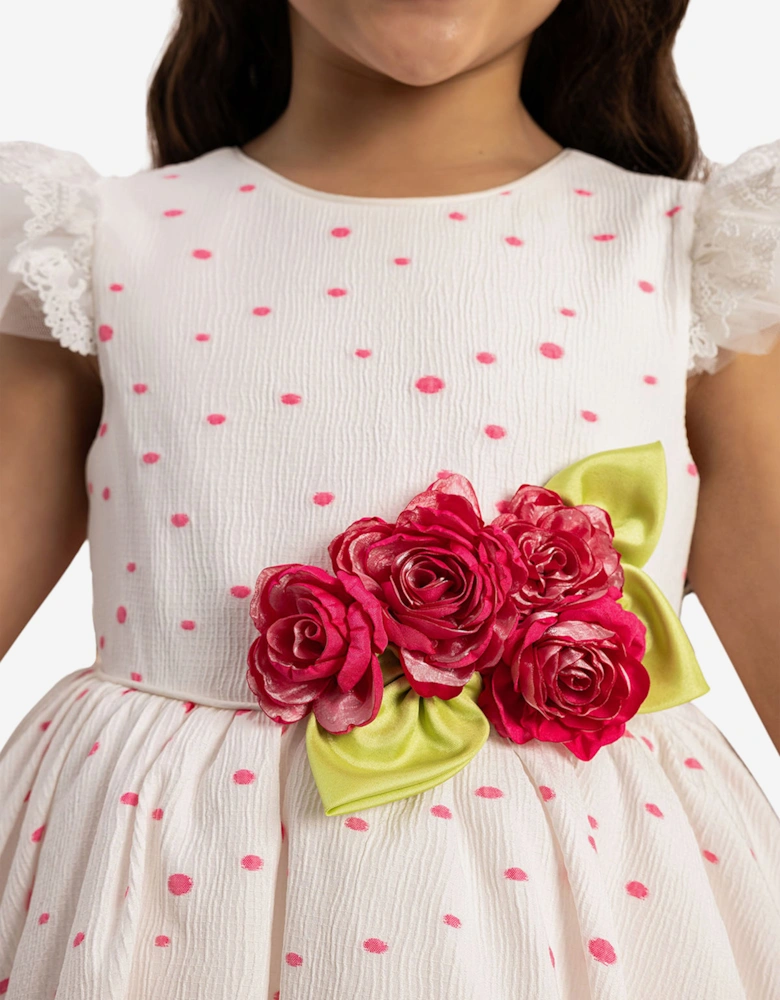 Girls Dress with Headband in Pink