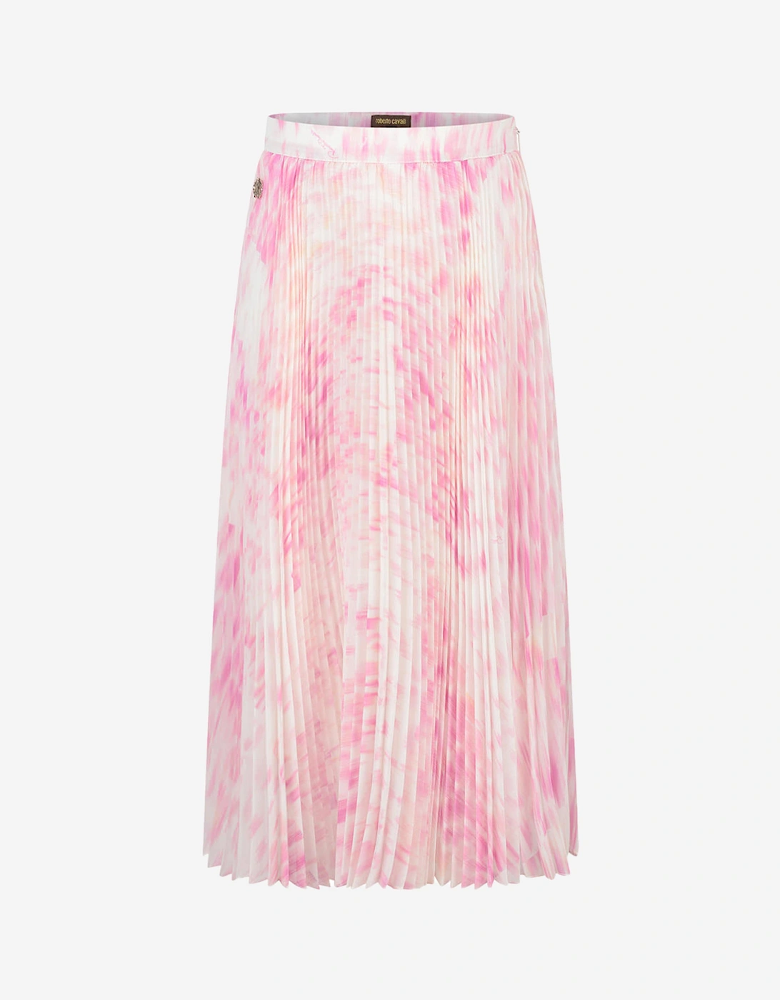 Girls Leopard Print Pleated Skirt, 5 of 4