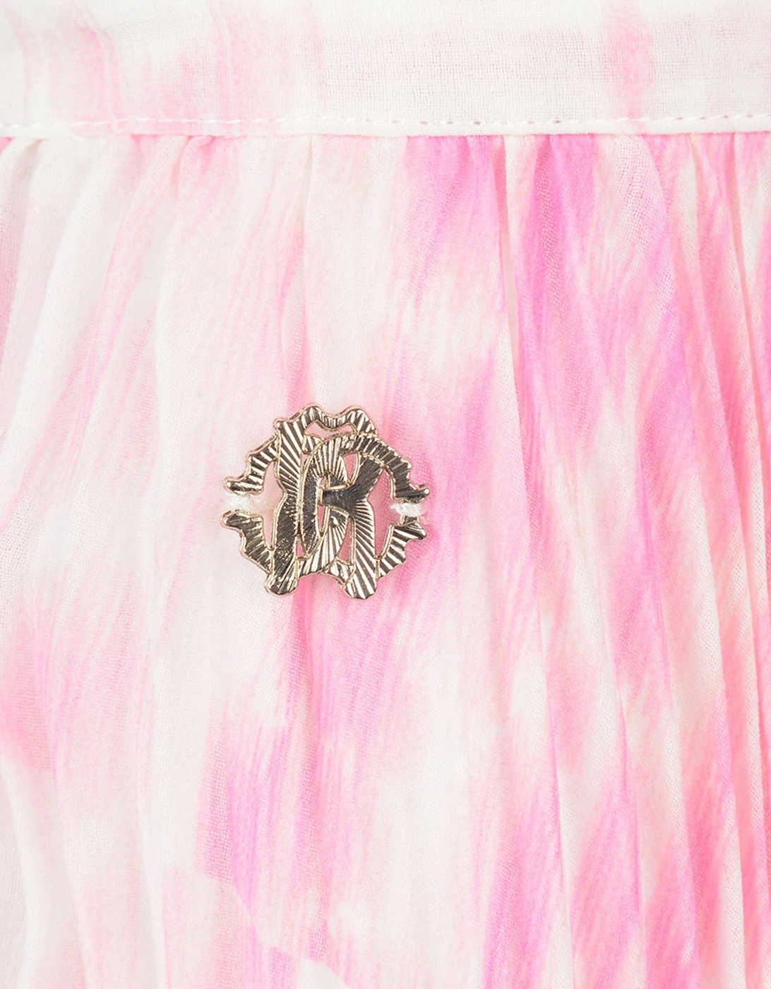 Girls Leopard Print Pleated Skirt