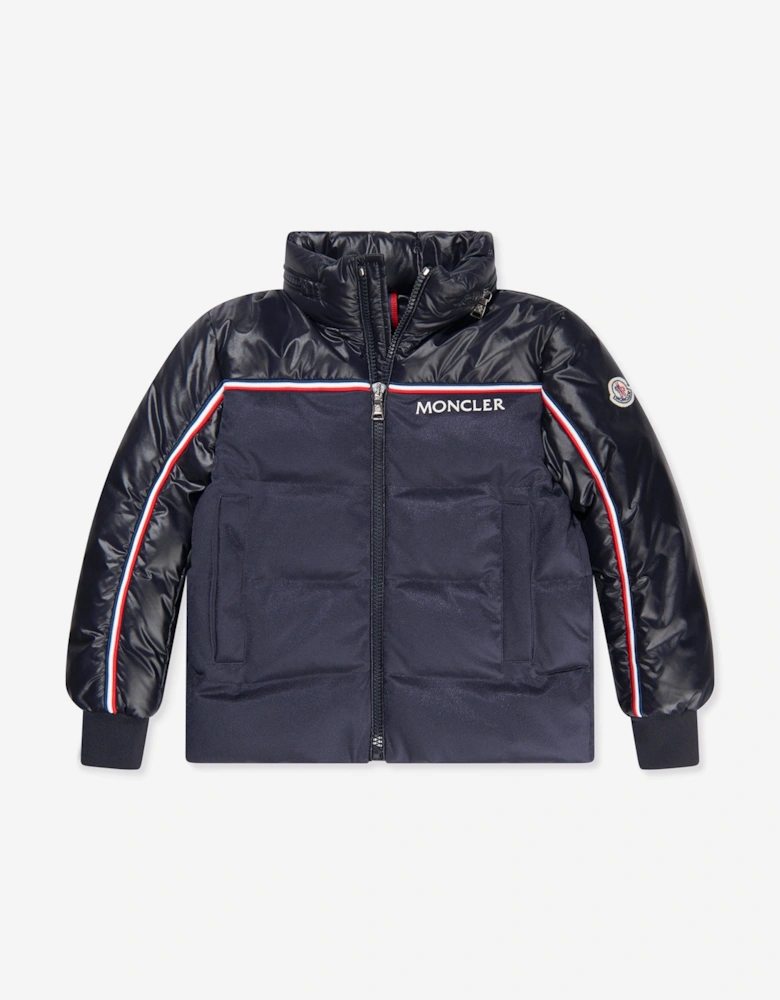 Enfant Boys Down Padded Michael Jacket in Navy