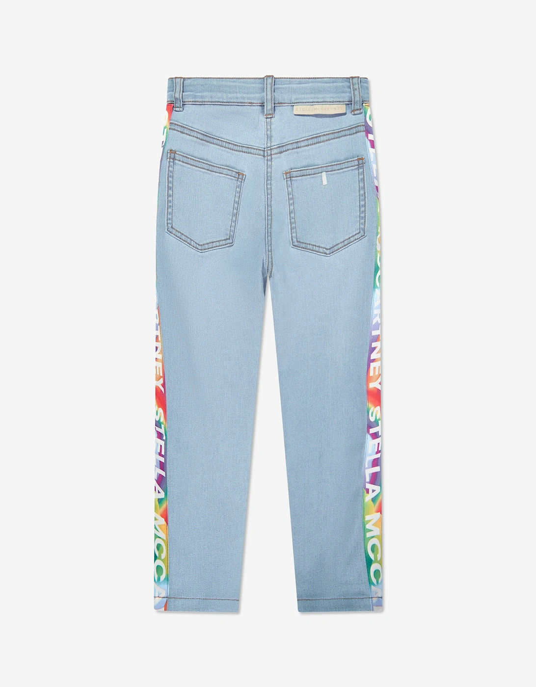 Girls Logo Jeans in Blue