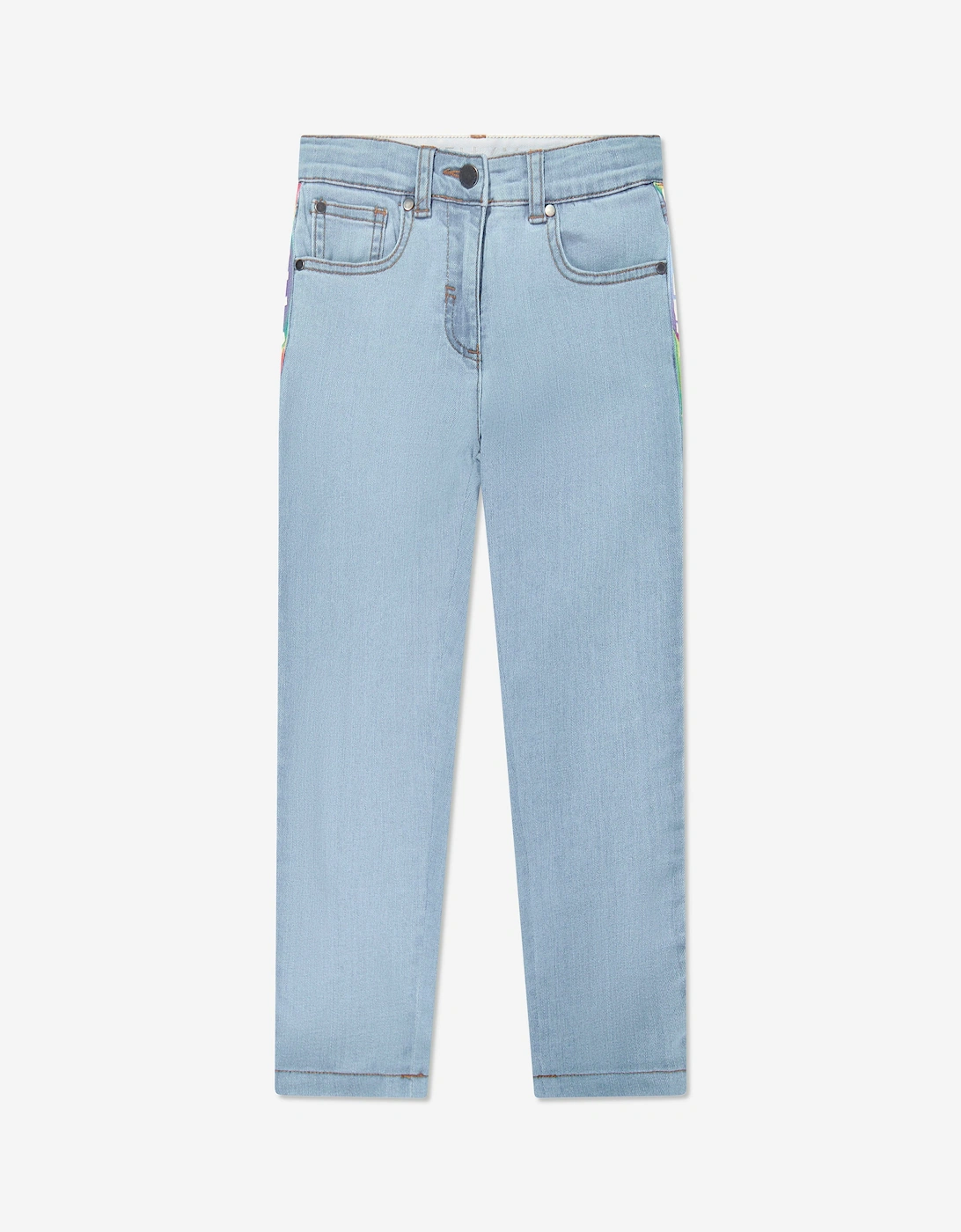 Girls Logo Jeans in Blue, 5 of 4