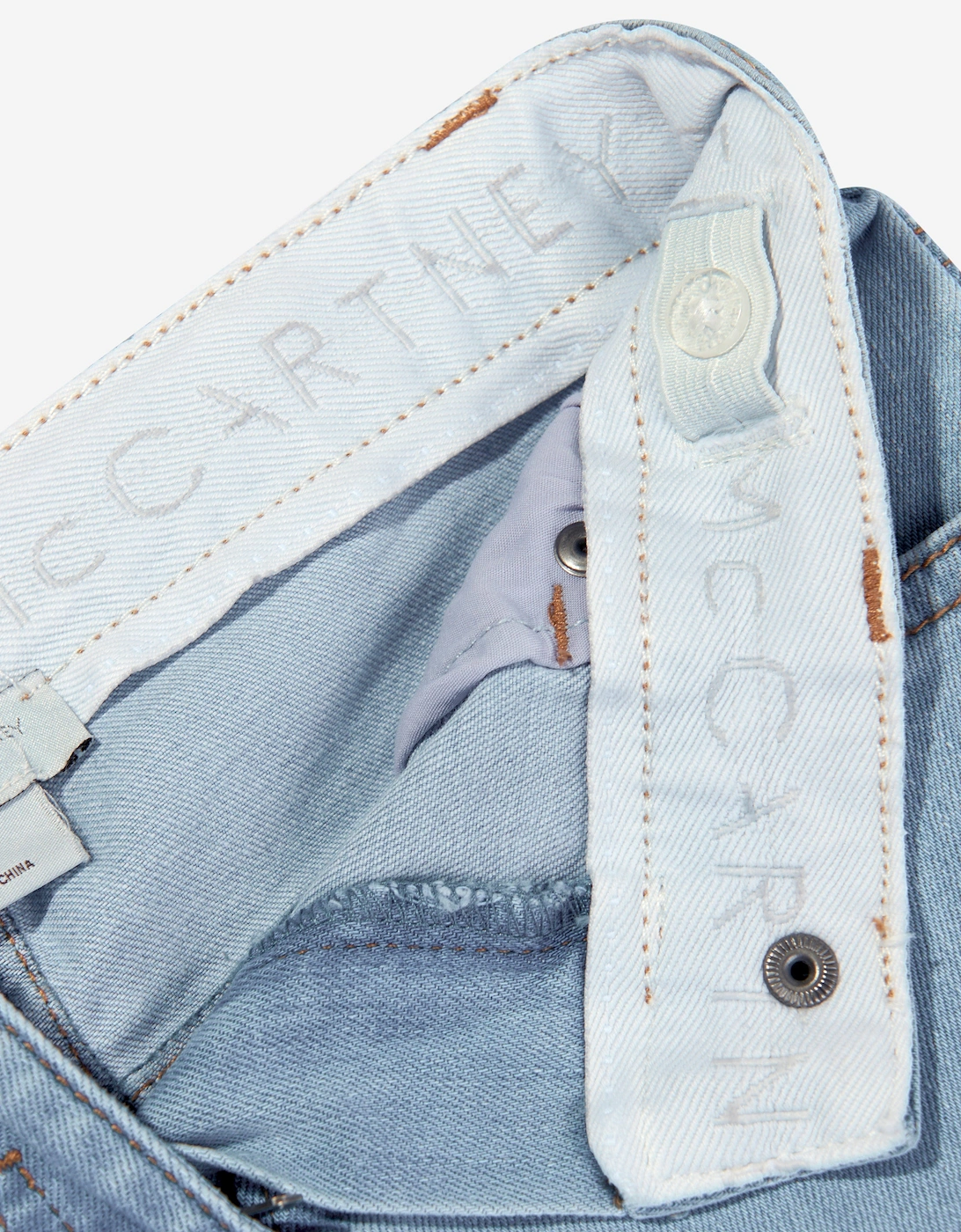 Girls Logo Jeans in Blue