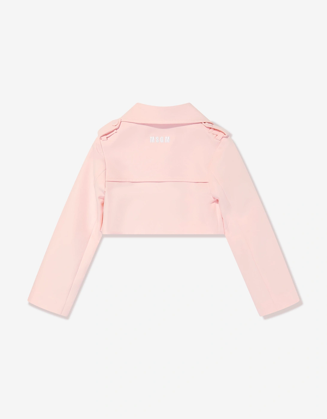Girls Technical Fabric Jacket in Pink