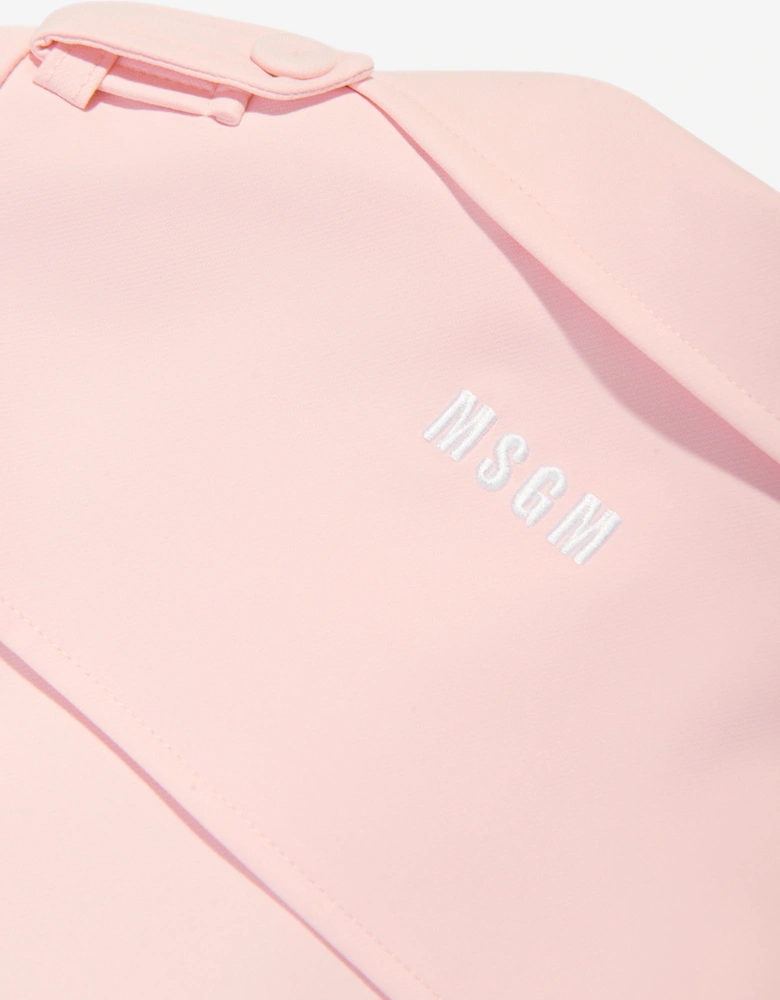 Girls Technical Fabric Jacket in Pink