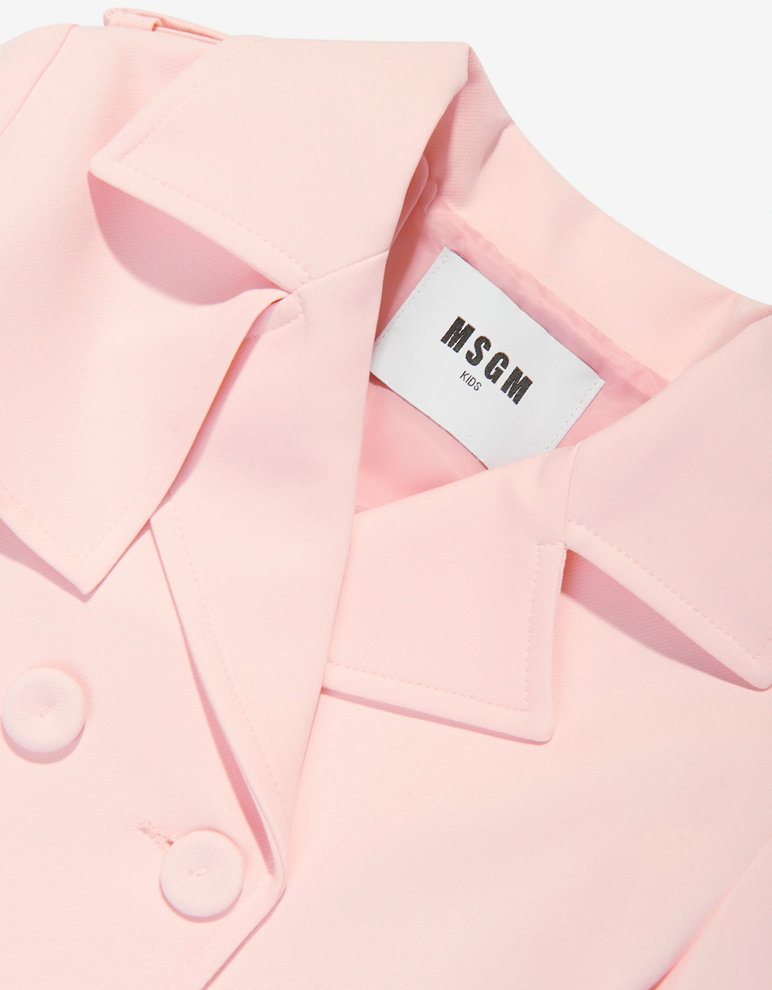 Girls Technical Fabric Jacket in Pink
