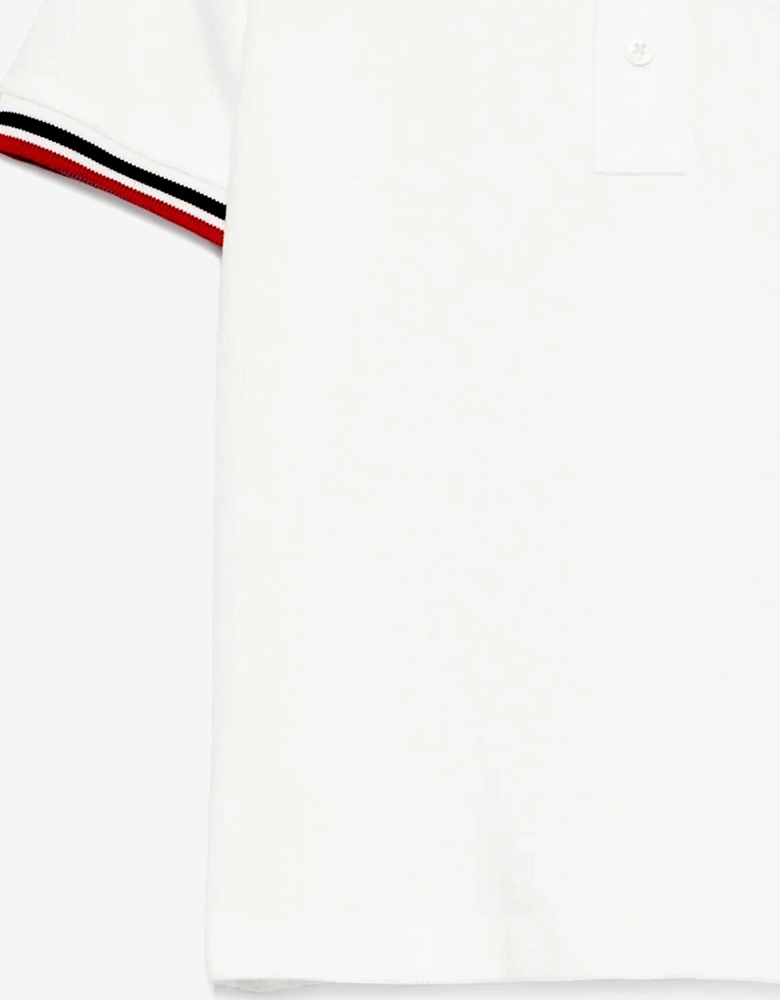 Boys Logo Polo Shirt in White