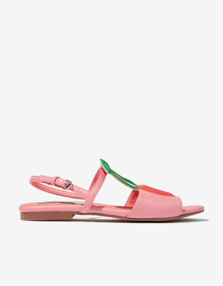 Girls Cherry Sandals in Pink