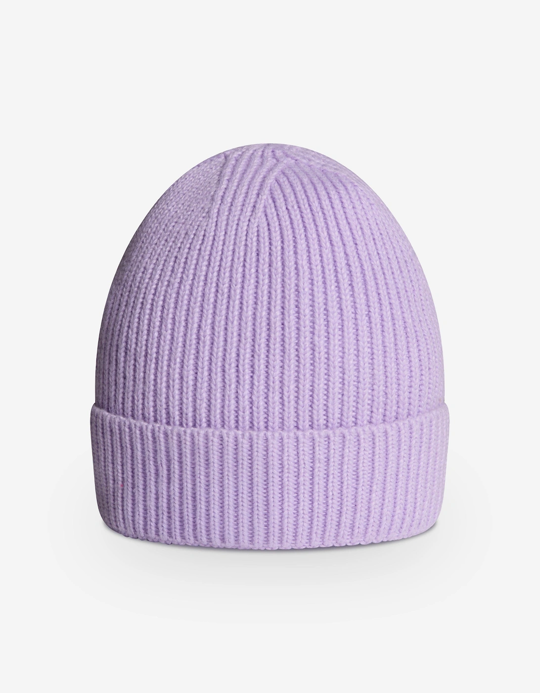 Girls Logo Box Cuffed Beanie in Purple