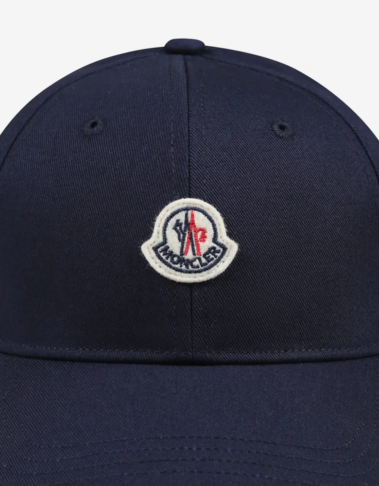 Boys Logo Cap in Navy