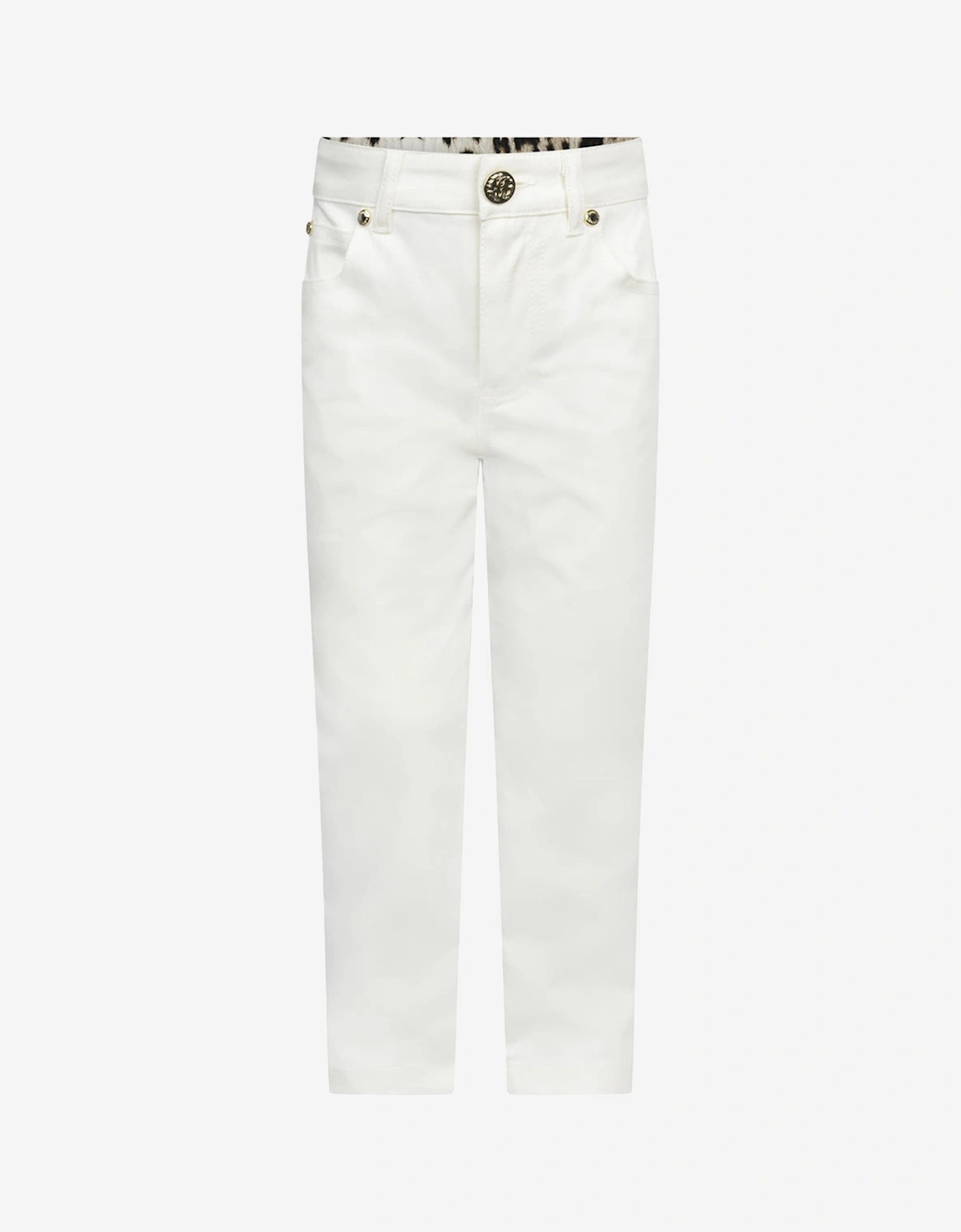Girls & Leopard Gabardine Trousers, 5 of 4