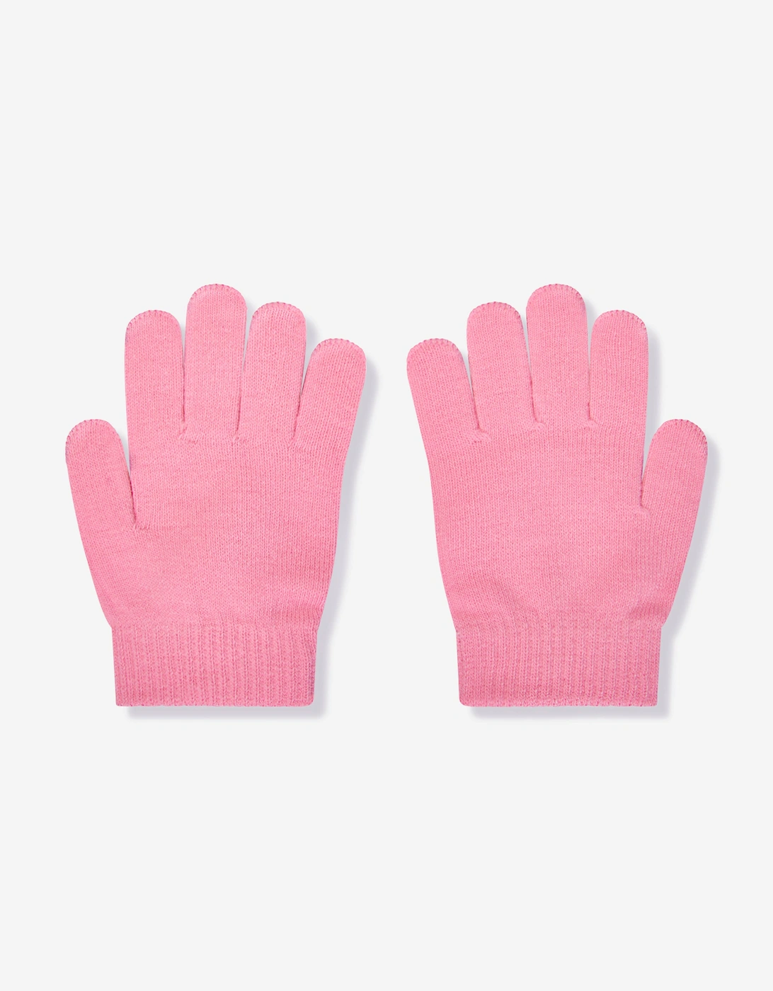 Girls Swoosh Pom Beanie and Glove Set in Pink