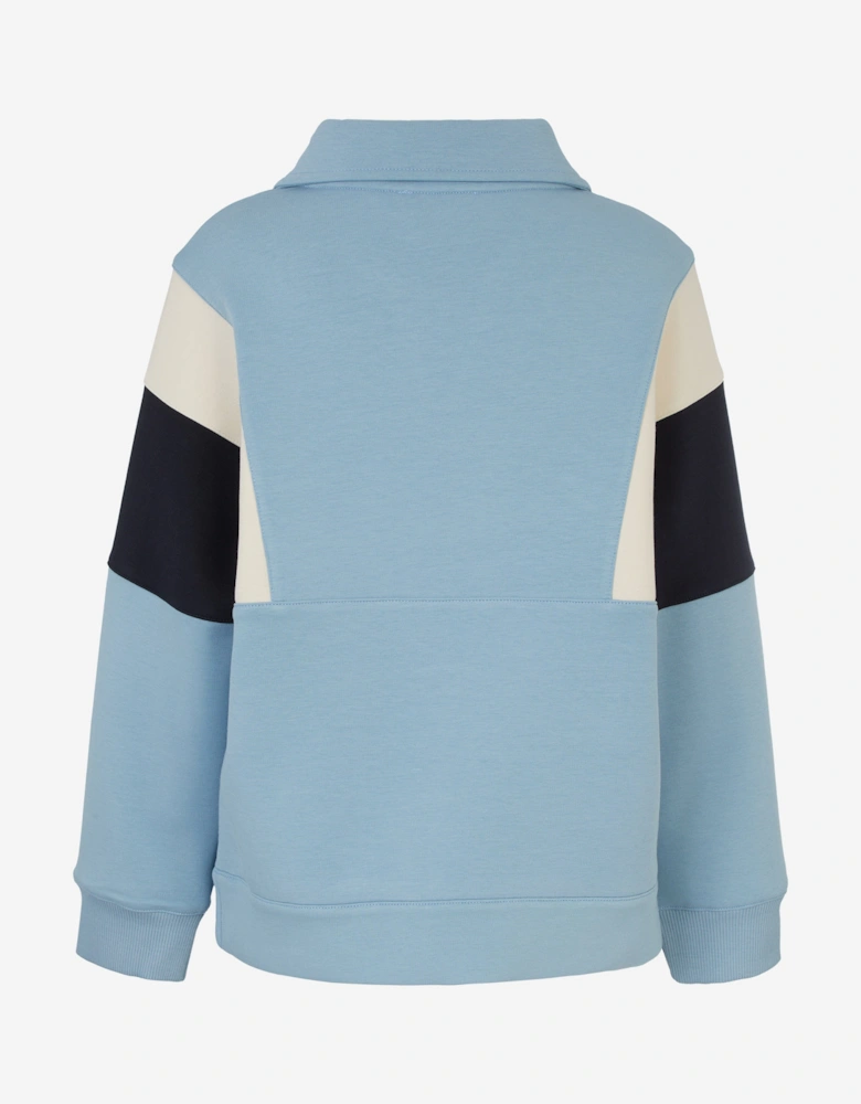 Boys Colourblock Sweatshirt in Blue